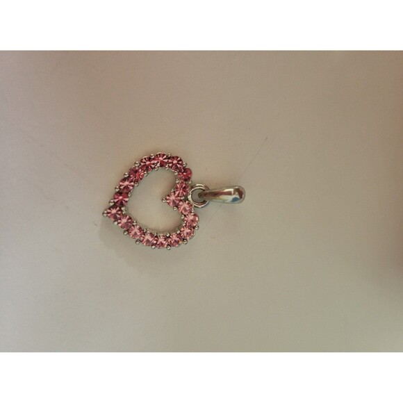 Pendant Pink Heart Crystal - Picture 3 of 3